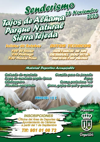 senderismo Tajos de Alhama