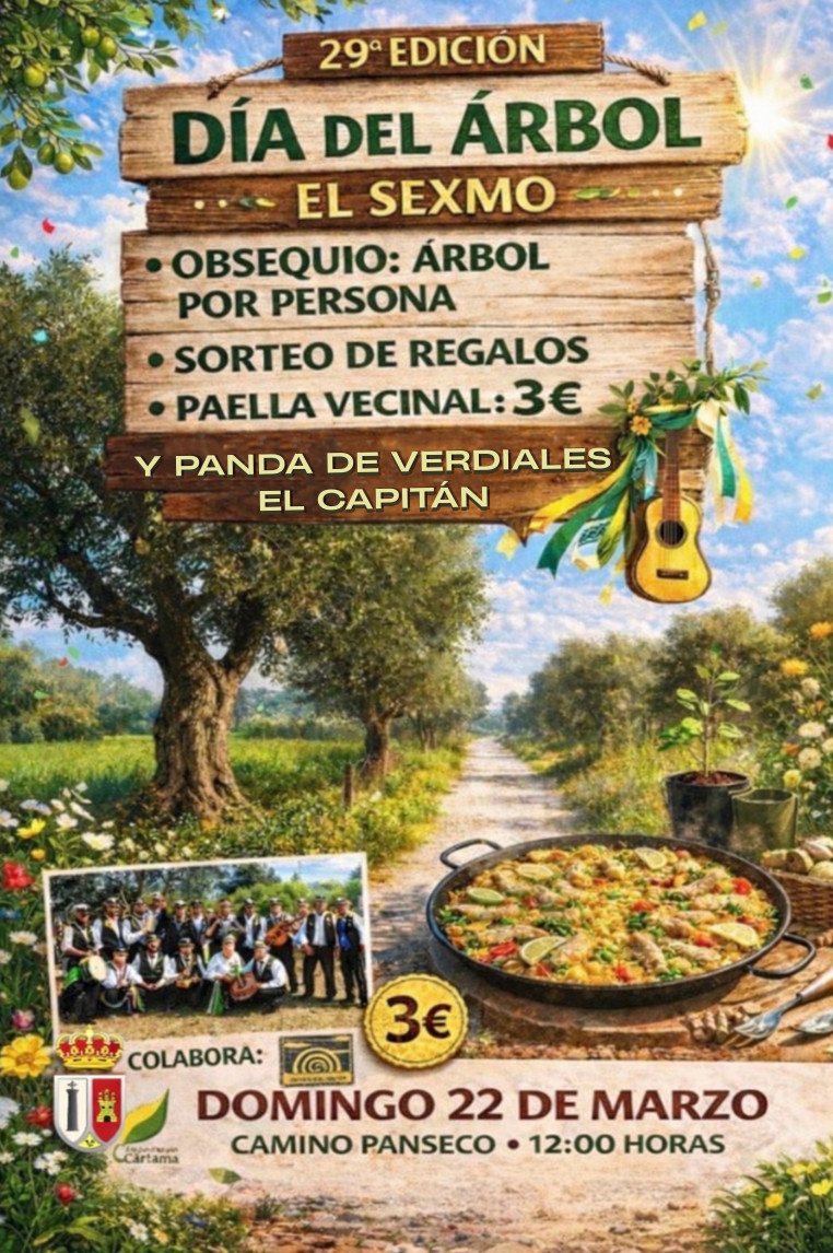 LA BARRIADA DE EL SEXMO CELEBRARÁ UNA NUEVA EDICIÓN DE SU TRADICIONAL DÍA DEL ÁRBOL