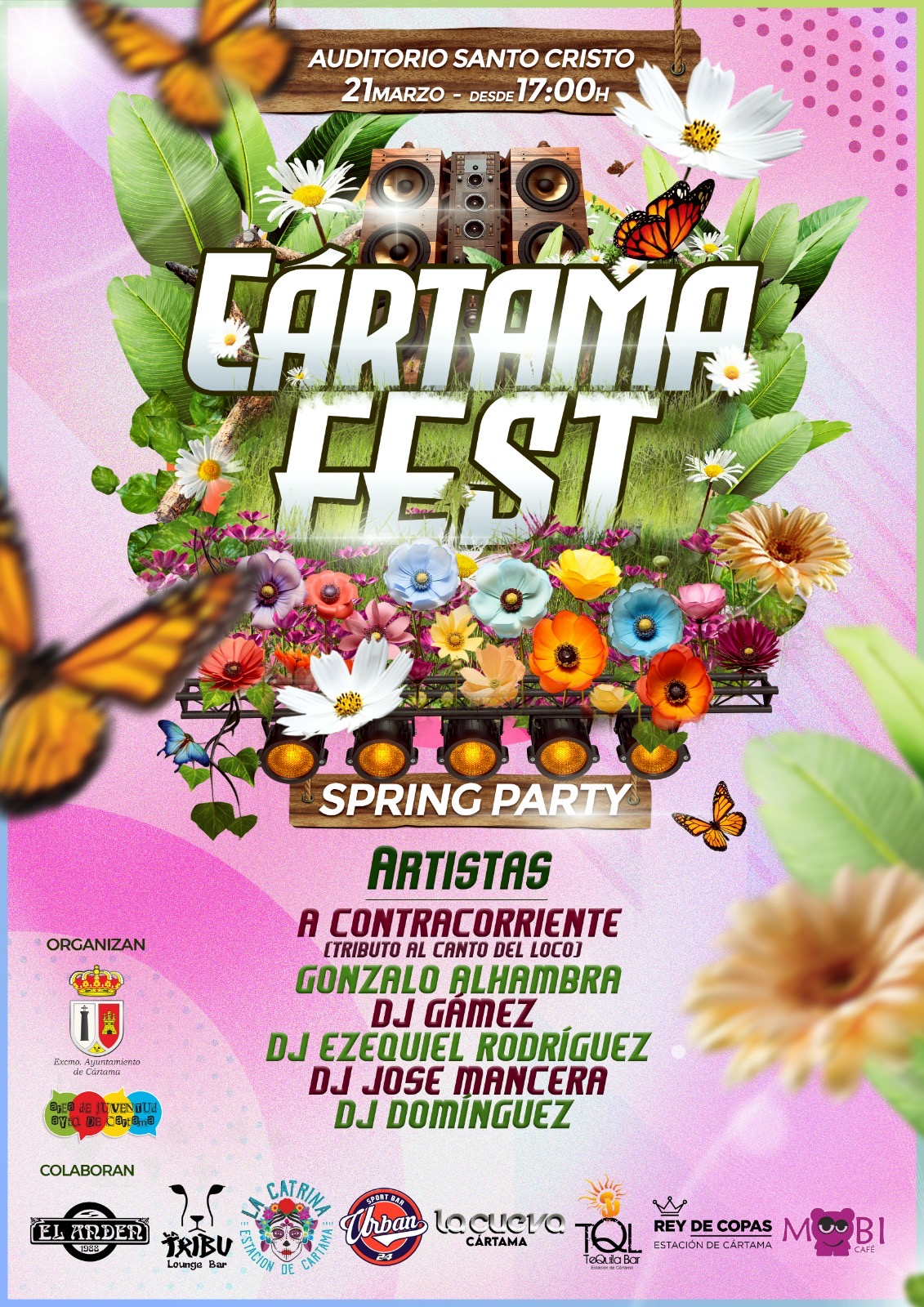 CÁRTAMA CELEBRARÁ LA LLEGADA DE LA PRIMAVERA CON EL FESTIVAL “CÁRTAMA FEST SPRING PARTY»