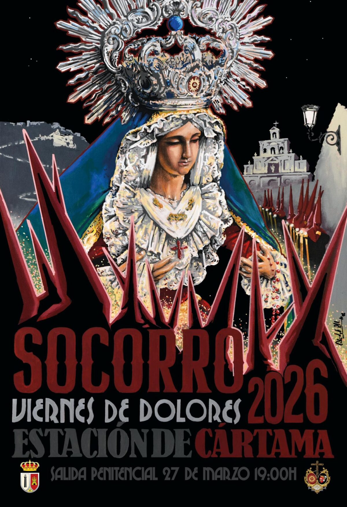 ESTE VIERNES DE DOLORES SE CELEBRARÁ LA SALIDA PENITENCIAL DE MARÍA SANTÍSIMA DEL SOCORRO