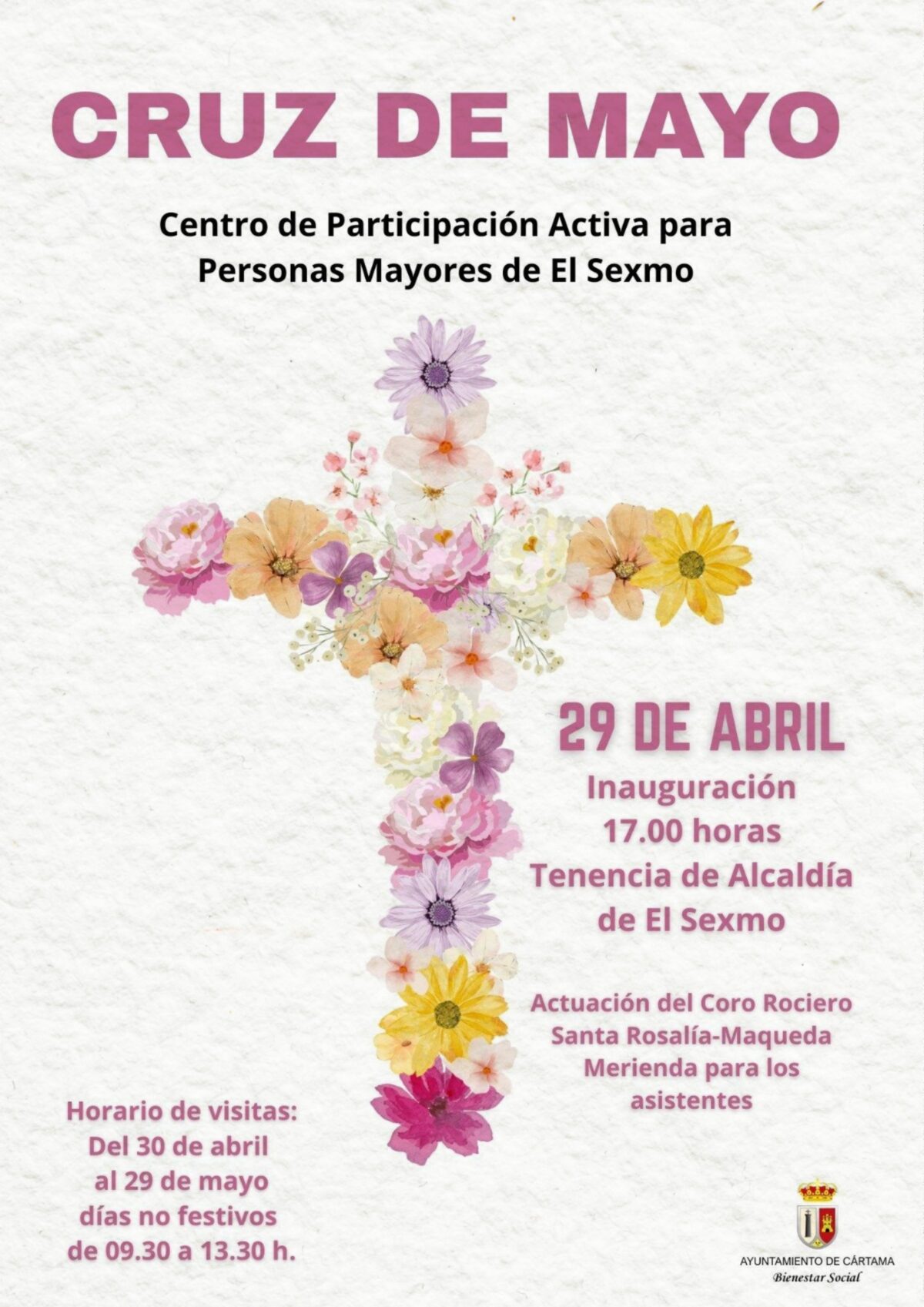 EL CPA DE EL SEXMO CELEBRARÁ SU TRADICIONAL FIESTA DE LA CRUZ DE MAYO