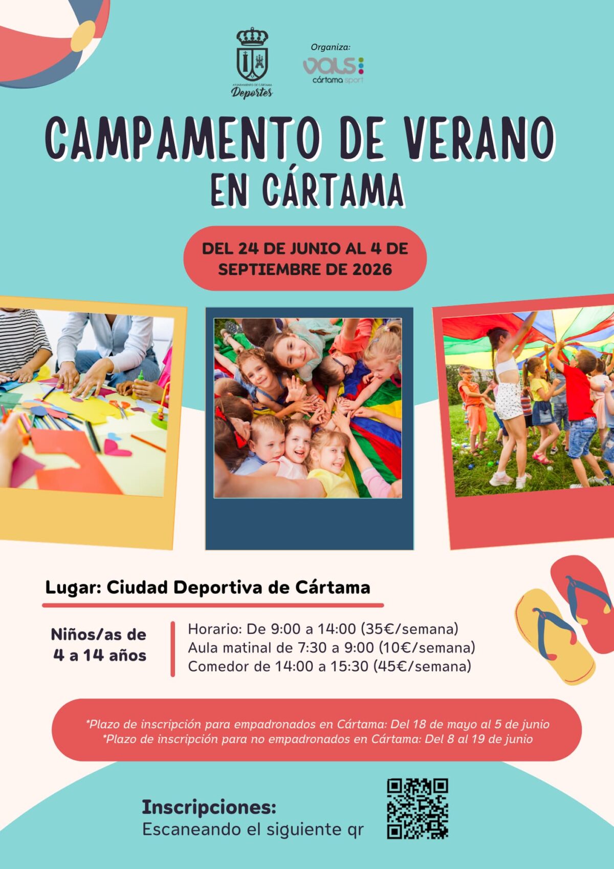 ABIERTAS LAS INSCRIPCIONES PARA EL CAMPAMENTO DE VERANO