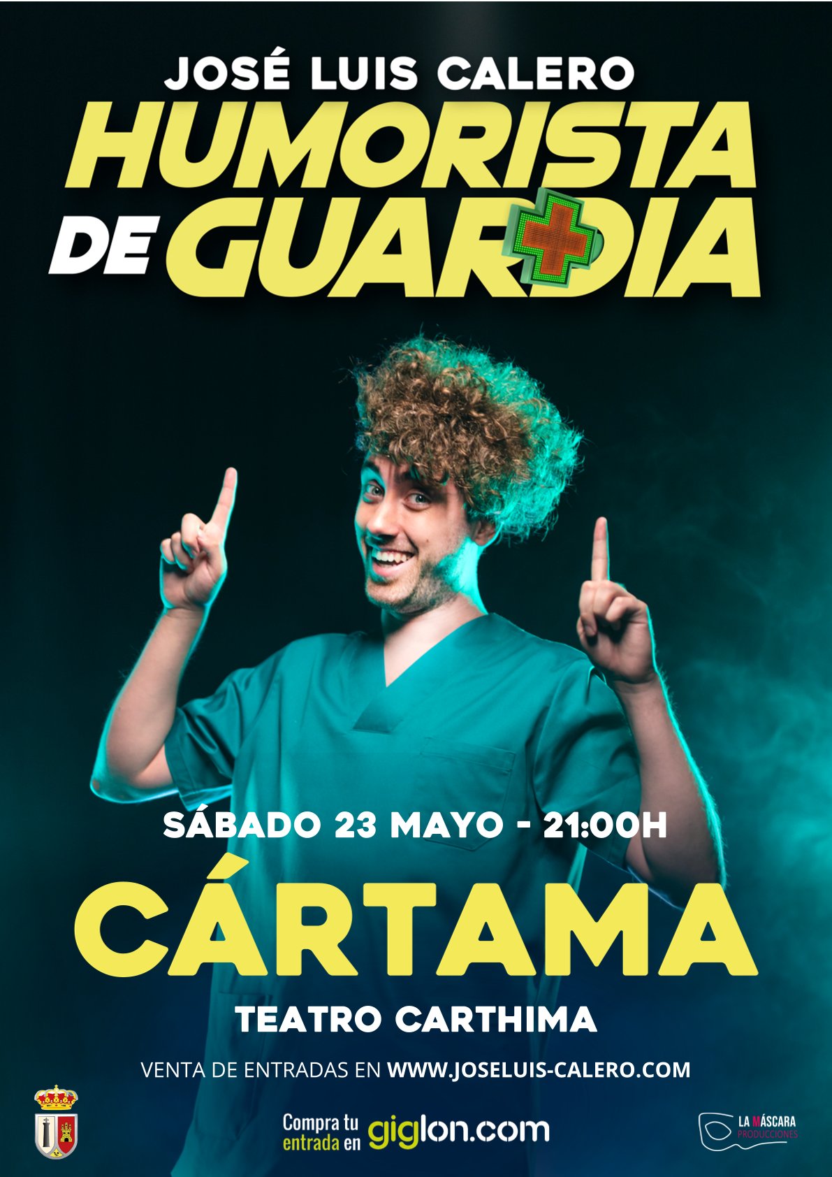 JOSÉ LUIS CALERO SE SUBIRÁ AL ESCENARIO DEL TEATRO CARTHIMA PARA OFRECER SU ESPECTÁCULO ‘HUMORISTA DE GUARDIA’